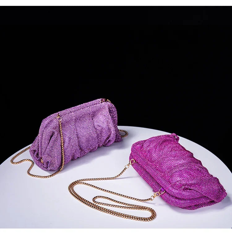 Rhinestone Crystal Evening Clutch