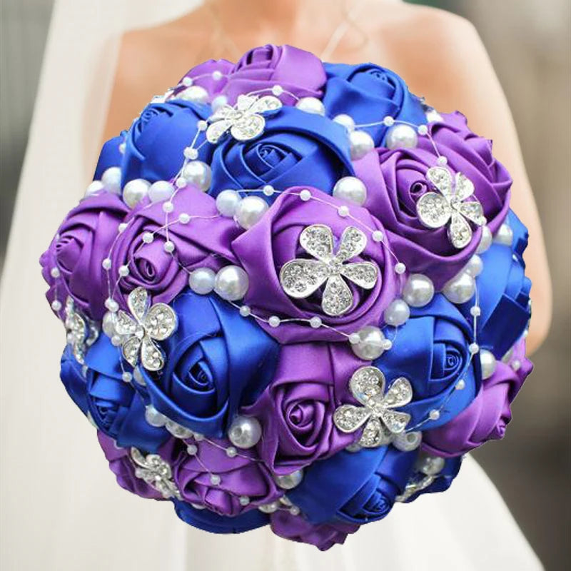 Purple Wedding Bouquet Flowers