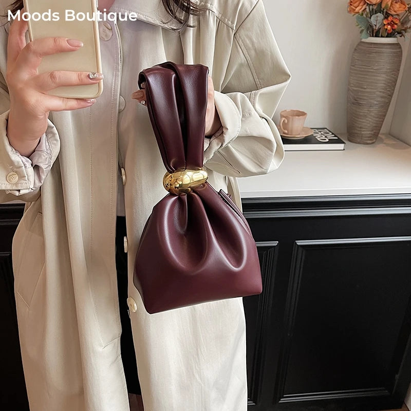 Elegant PU Leather Evening Bag