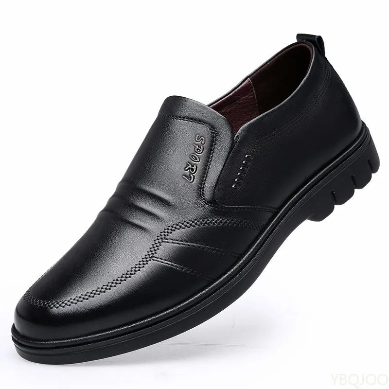 2025 Large Size Fashionable Men's Office Formal Shoes Low Cut Daily Comfortable Round Toe Multifunctional Men's Wedding Shoes
