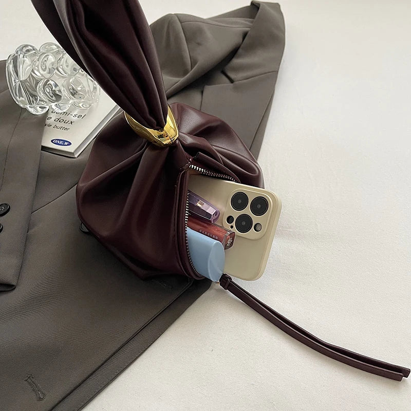 Elegant PU Leather Evening Bag