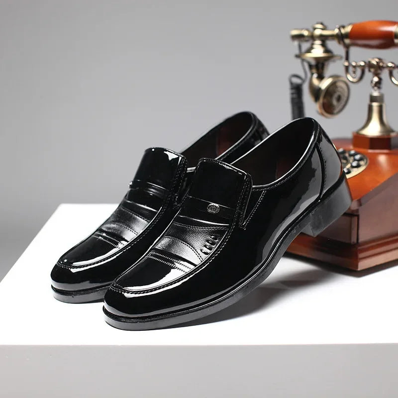 Oxford Shoes for Men Dress Shoes  Formal Shoes Fashion Round Toe Business Wedding  Dress  Men Designer  Loafers