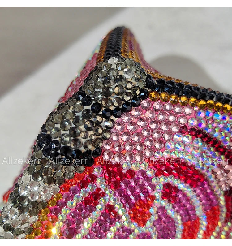 Butterfly Crystal Evening Clutch