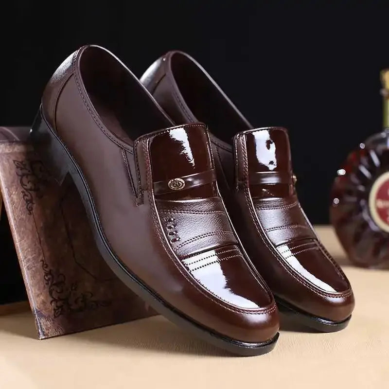 Oxford Shoes for Men Dress Shoes  Formal Shoes Fashion Round Toe Business Wedding  Dress  Men Designer  Loafers
