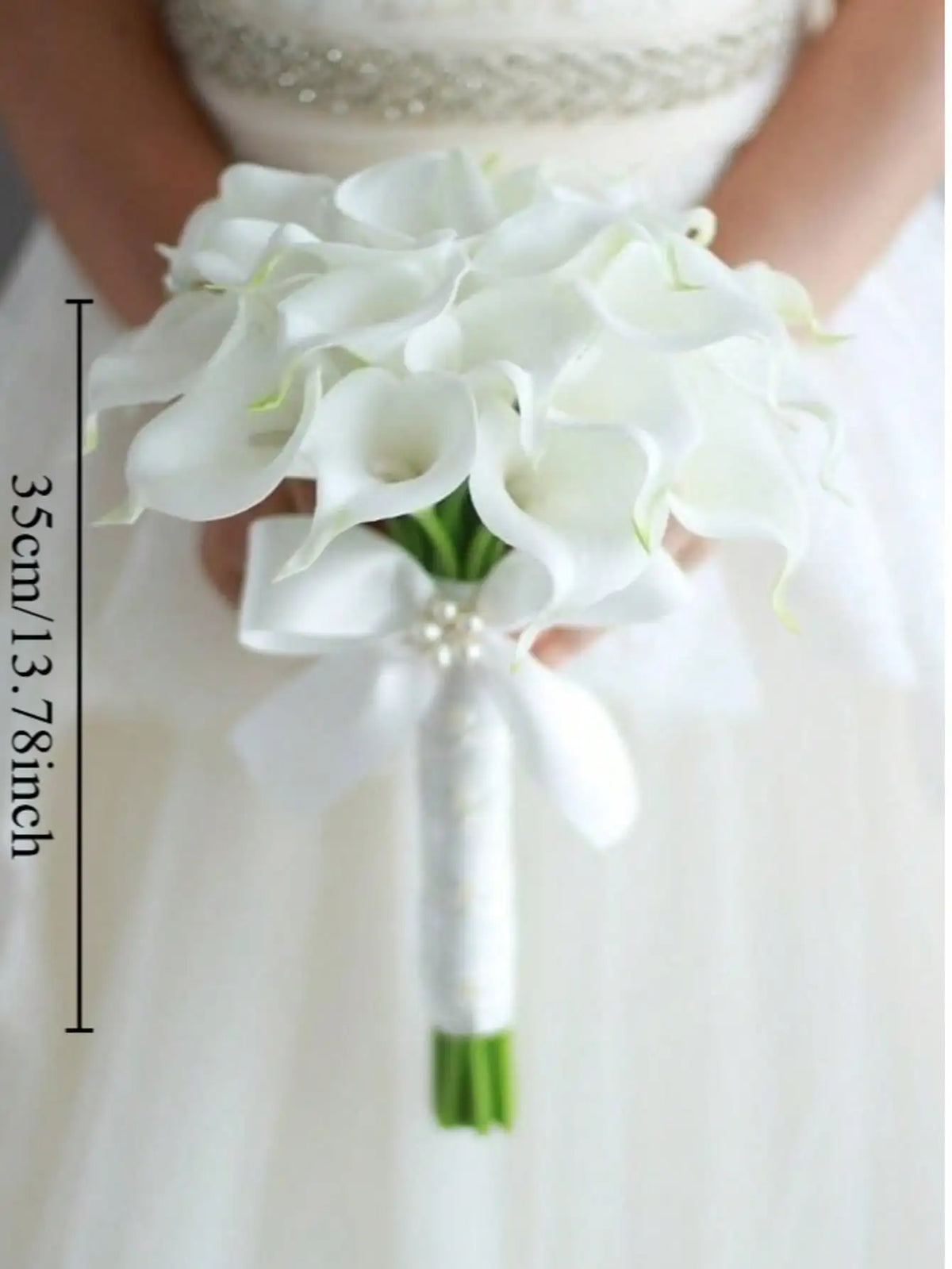 Calla Lily Bridal Bouquet with Faux Wedding Flowers