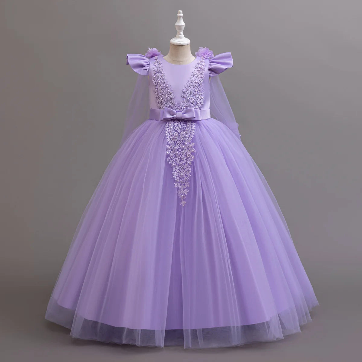 Tulle A-Line Girls' Party Dress