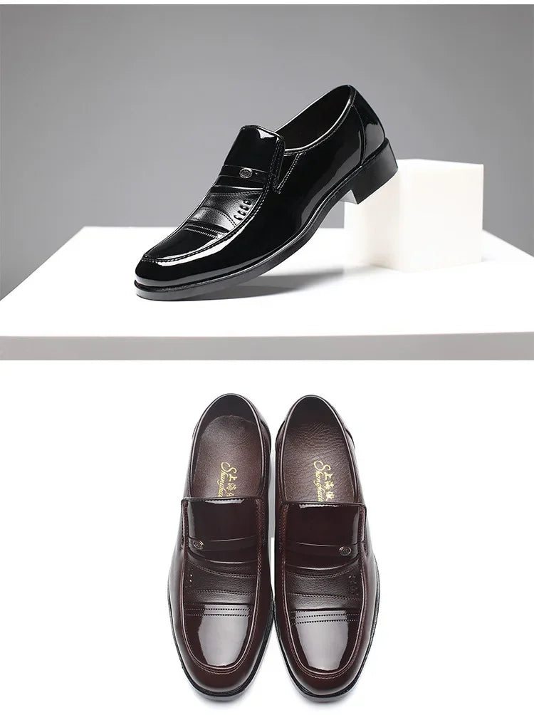 Oxford Shoes for Men Dress Shoes  Formal Shoes Fashion Round Toe Business Wedding  Dress  Men Designer  Loafers