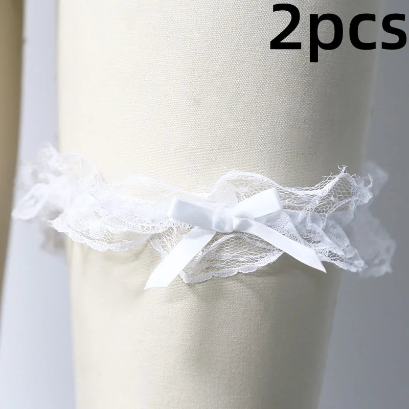 Bow Lace Bridal Toss Garter