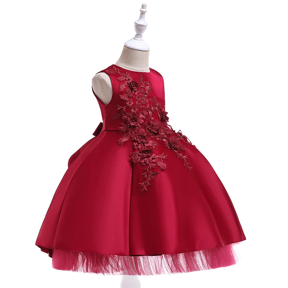 Embroidered Pageant Party Dress