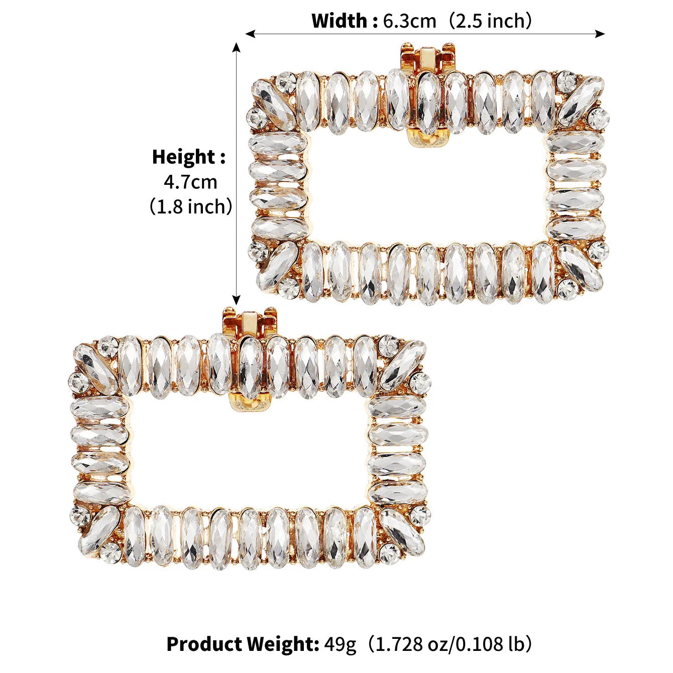 Miallo 2024 Newest Big Austrian Crystal Pearls Handmade Women Bridal Shoe Clips Wedding Alloy Bride Bridesmaid Shoe Buckle