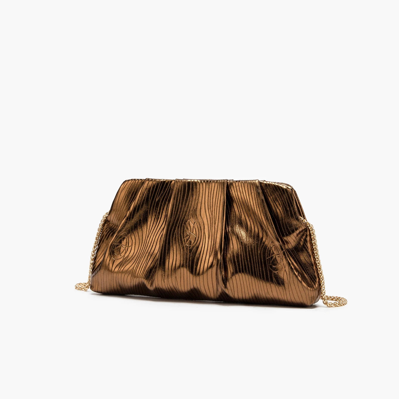 Golden Designer Evening Clutch