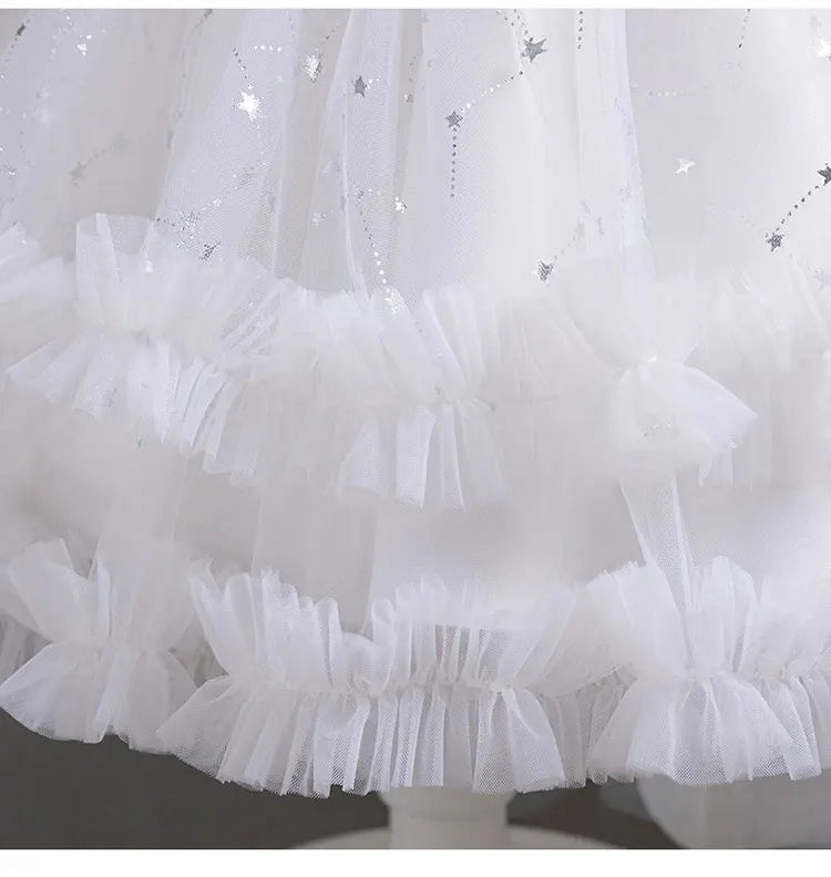 Sleeveless Lace Flower Girl Dress