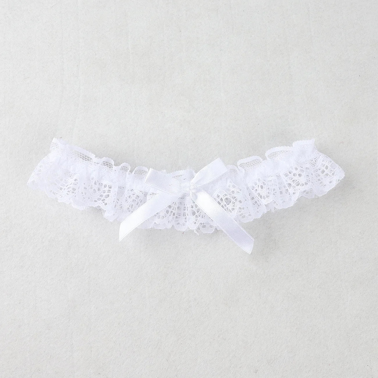 Bow Floral Lace Bridal Garter