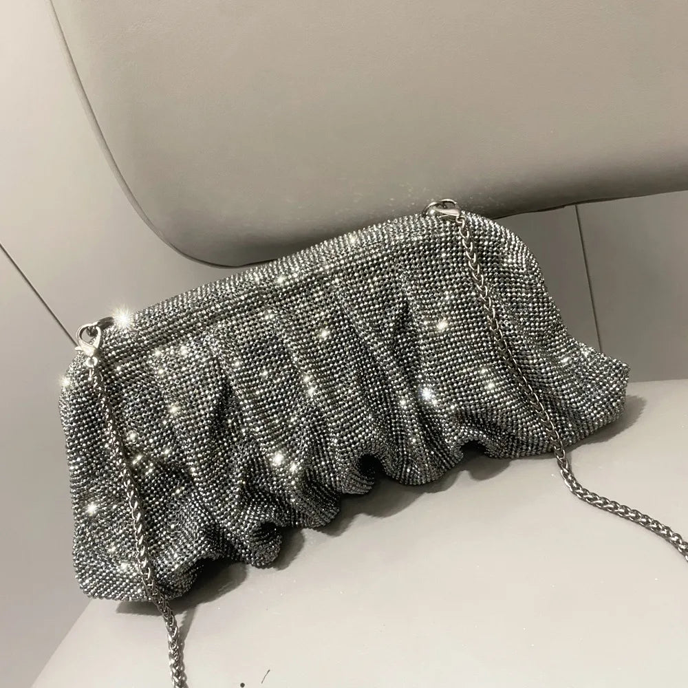 Rhinestone Crystal Evening Clutch