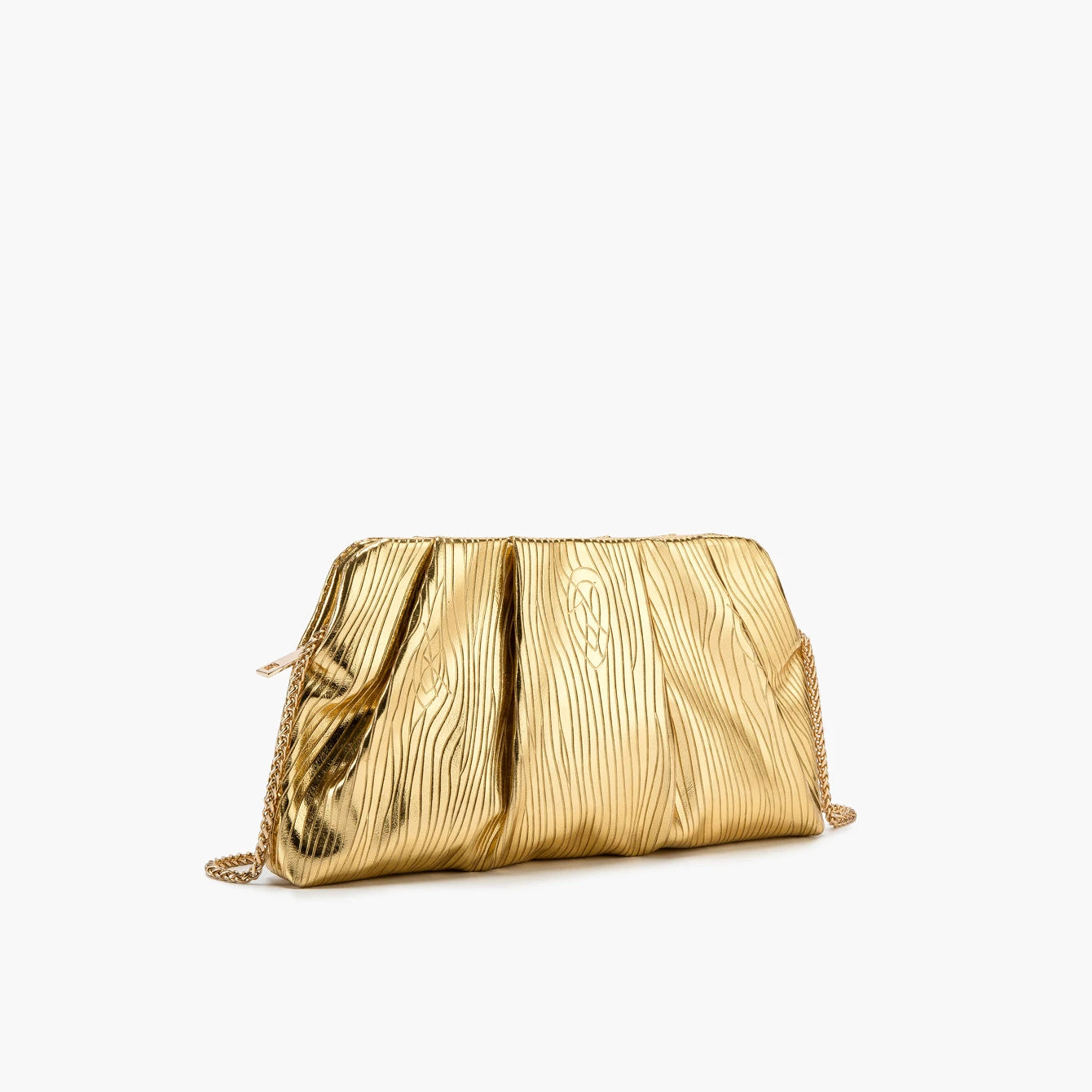 Golden Designer Evening Clutch