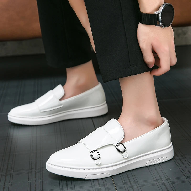 2026 British Style Shoes Style Men's Casual Shoes Business Dating Party Formal Shoes Fashion Trends Men Breathable Comfort Shoes