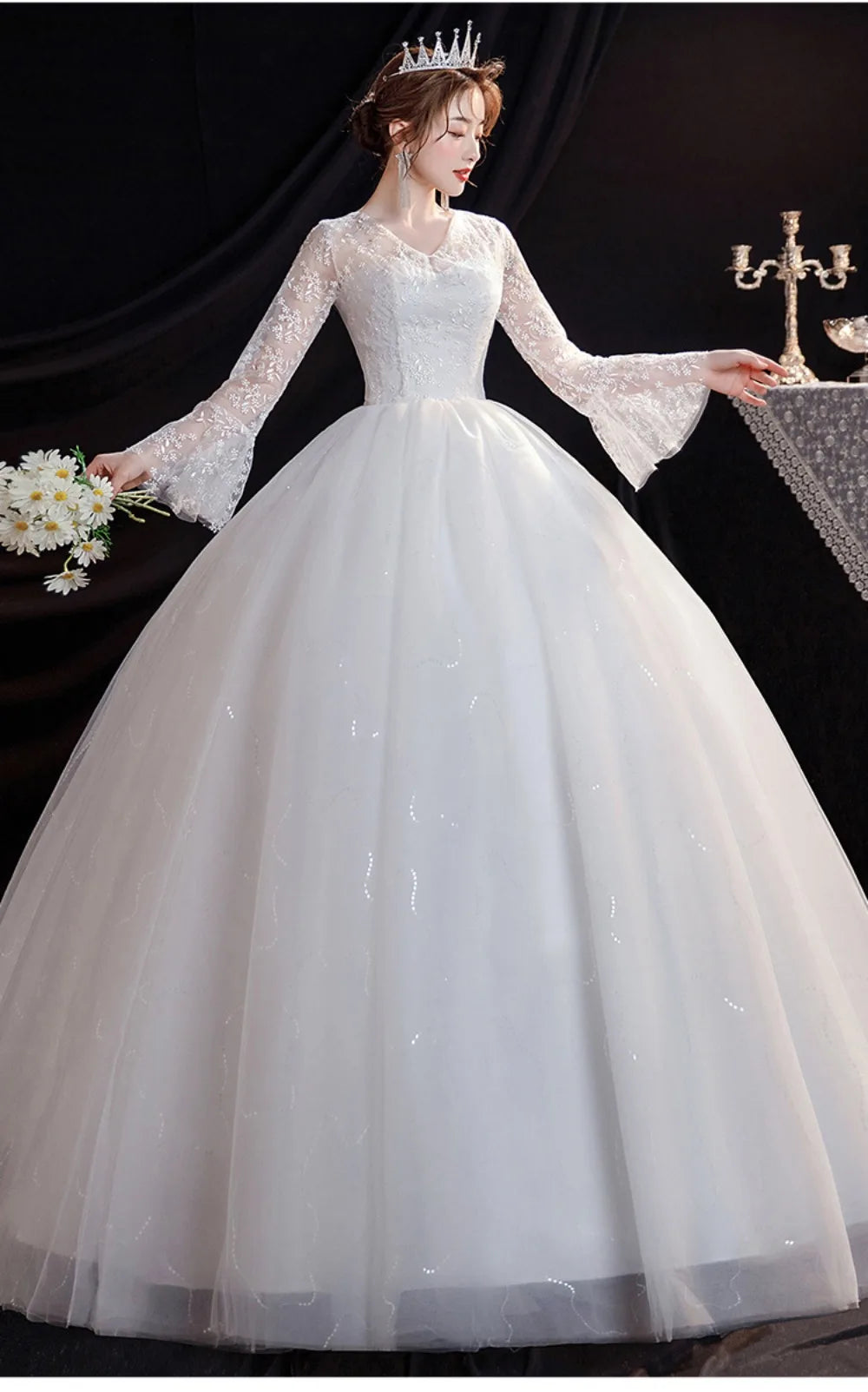 GIYSILE Boho Wedding Dress New Fantasy Lace Bridal Main Marriage Dresses French  Floor Length Wedding Dress Vestidos De Novia