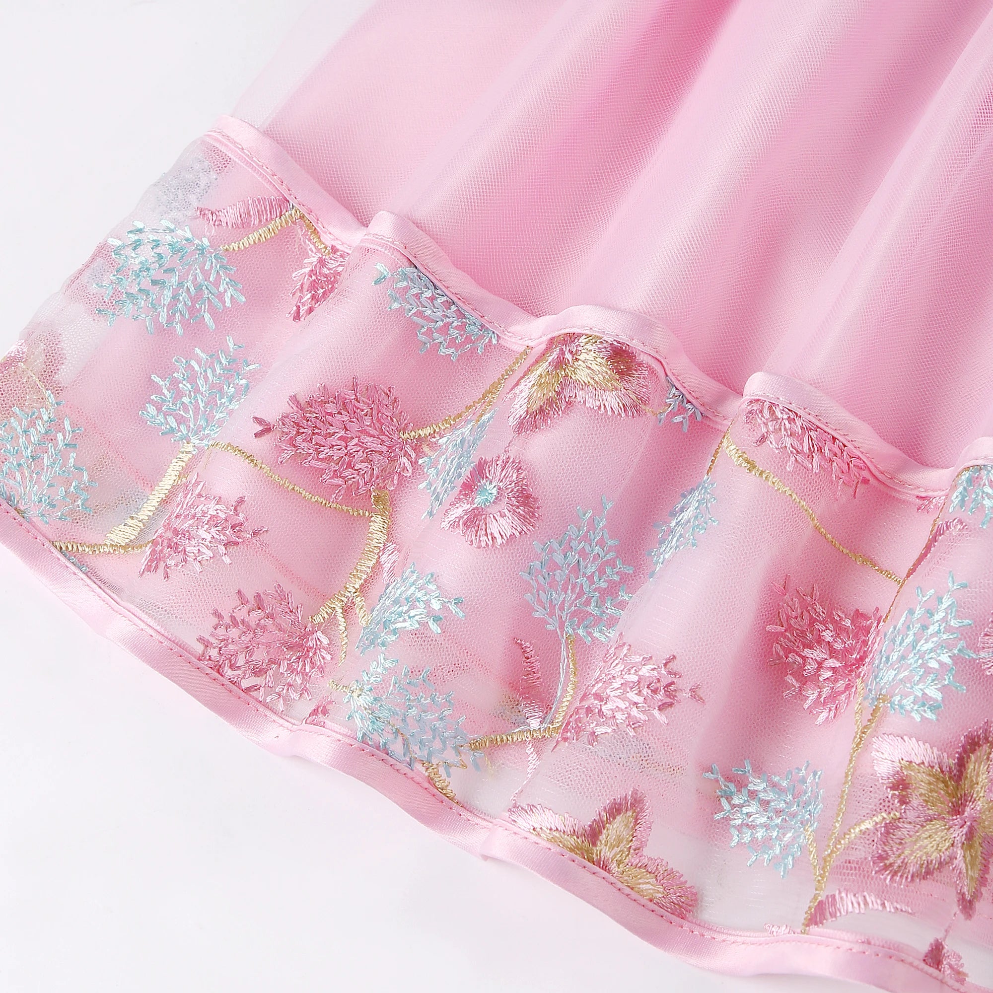 Embroidered Lace Princess Party Dress