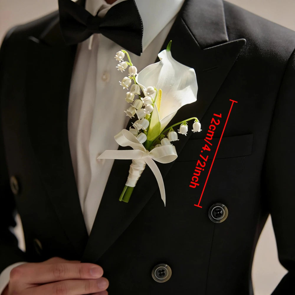 Calla Lily Bridal Bouquet with Faux Wedding Flowers