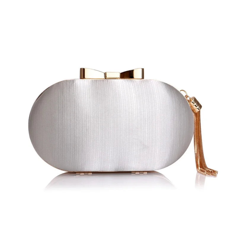 Clutch Bag for Women Elegant Tassel Lightweight Sparkling Compact for Party Wedding Evening