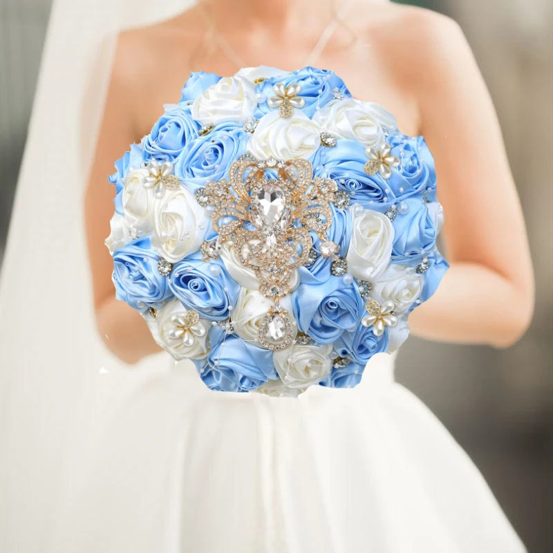 Light Blue Wedding Bouquet