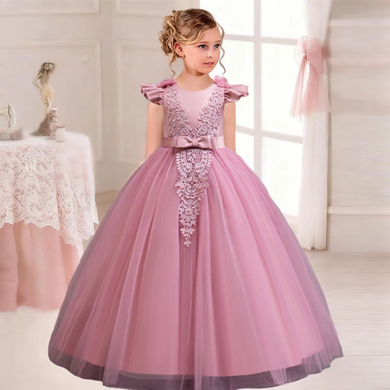 Tulle A-Line Girls' Party Dress