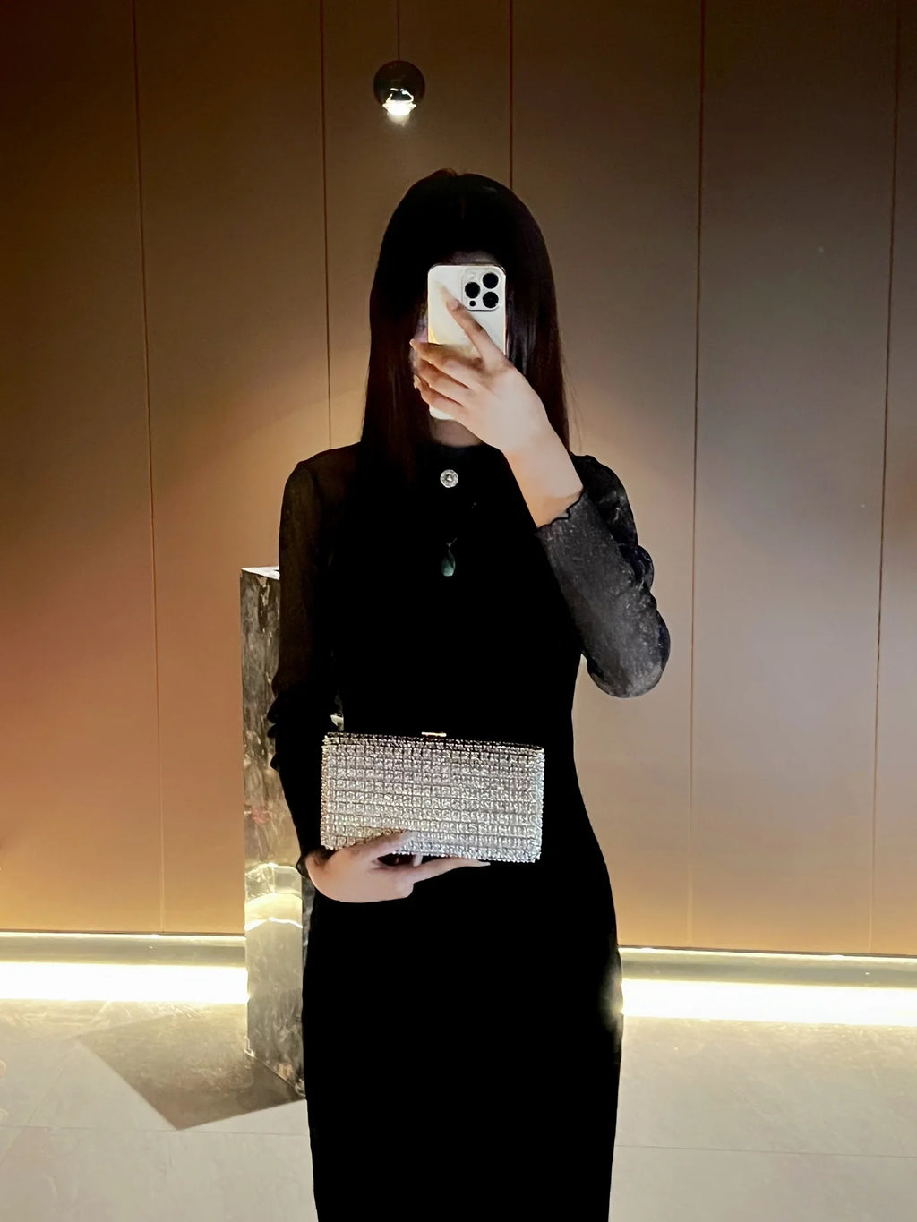women's clutch exquisite fashion dinner  celebrity rhinestone chain portable women's crossbody women's bag