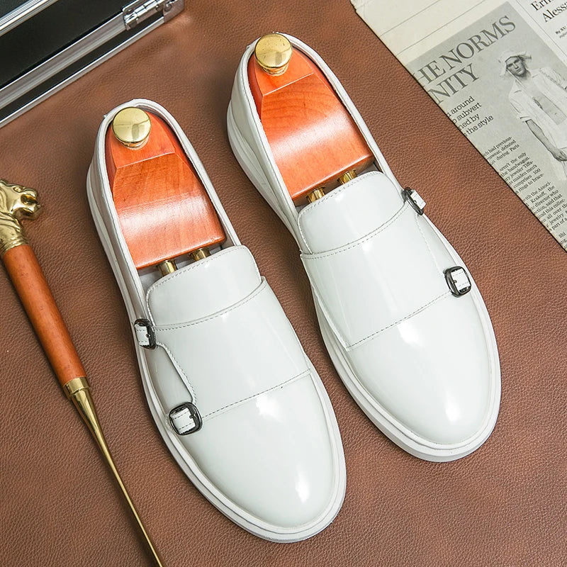 2026 British Style Shoes Style Men's Casual Shoes Business Dating Party Formal Shoes Fashion Trends Men Breathable Comfort Shoes