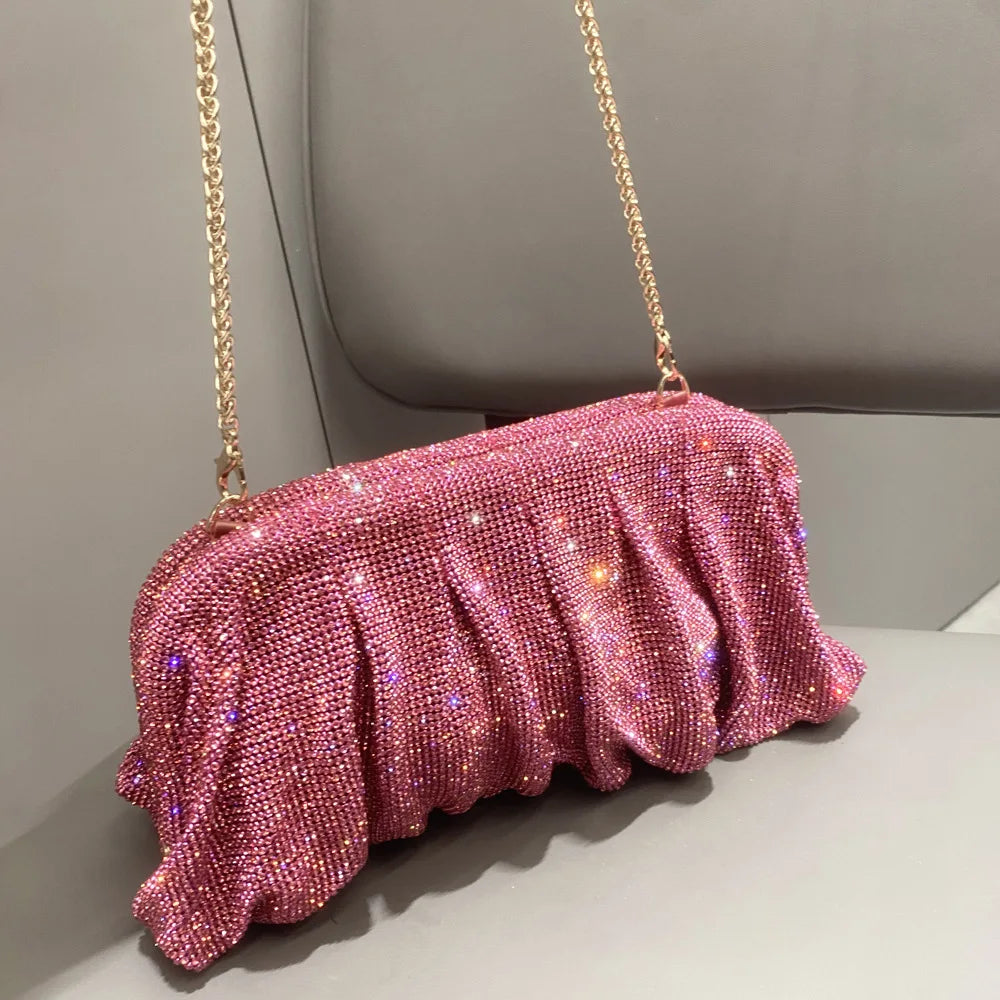 Rhinestone Crystal Evening Clutch