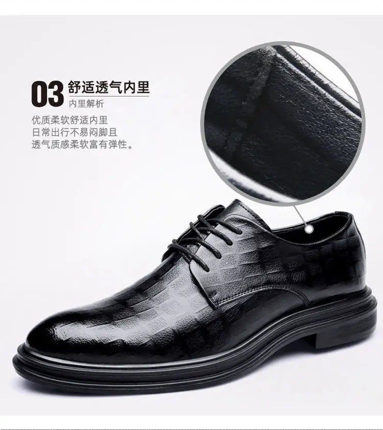 Spring Autumn New Men's Business Shoes Men's Formal Skin Shoes Casual Fashion Men Sneakers Social Elegant Trend Flat