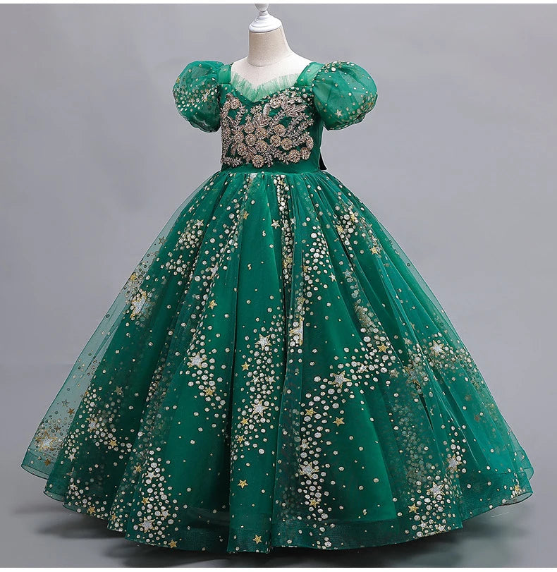 Mesh Princess Pageant Dress
