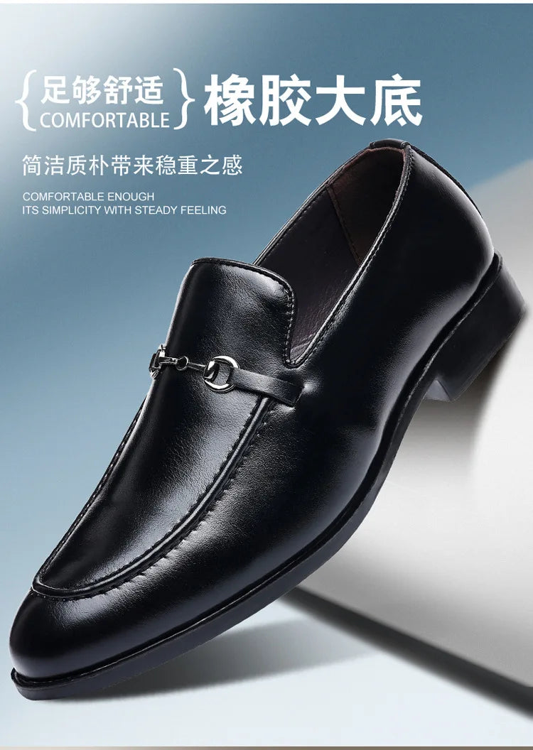 Office Shoes Men Classic Loafers Men Formal Shoes Brand Dress Shoes Men Elegant Sepatu Slip on Pria Zapatos De Hombre Ayakkabi