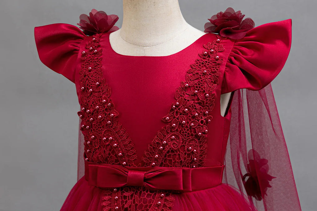 Tulle A-Line Girls' Party Dress
