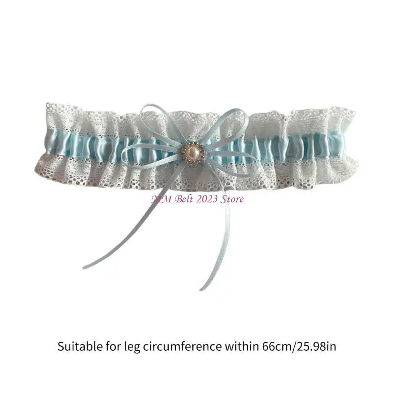 49ME Bridal Wedding Garters for Bride Women Lace Leg Garter Belt Prom Party Garter