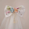 Crystal Lace Tulle Ball Gown Flower Girl Dress
