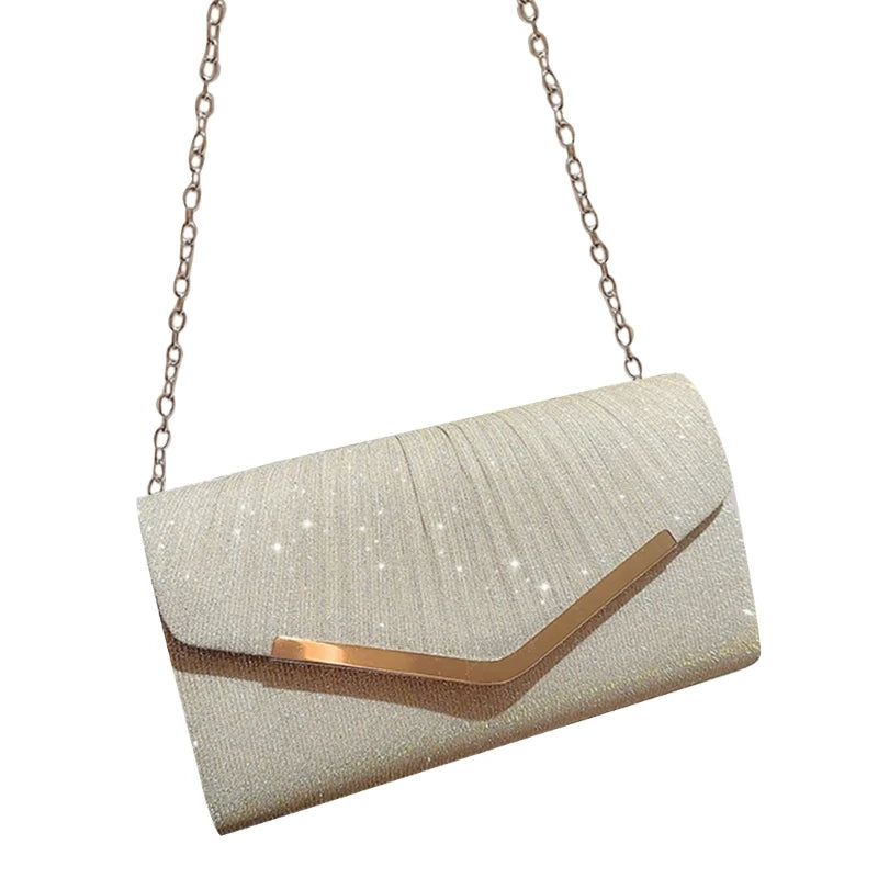THINKTHENDO Popular Women's Evening Shoulder Bag Bridal Clutch Party Prom Wedding Envelope Handbag New