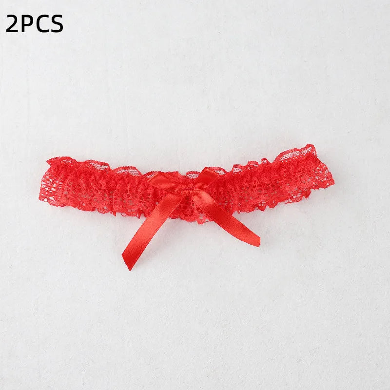 Bow Lace Bridal Toss Garter