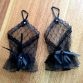 Fingerless Wedding Evening Party  Lace Short Bridal Gloves