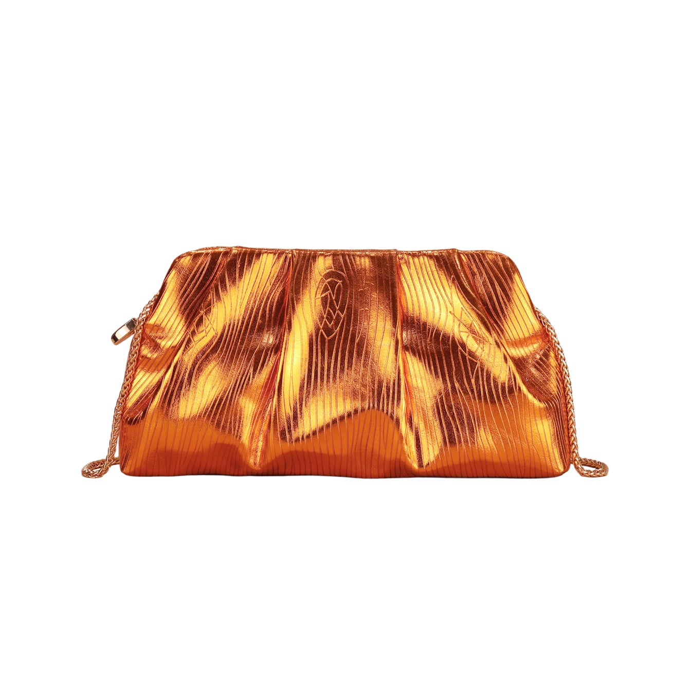 Golden Designer Evening Clutch