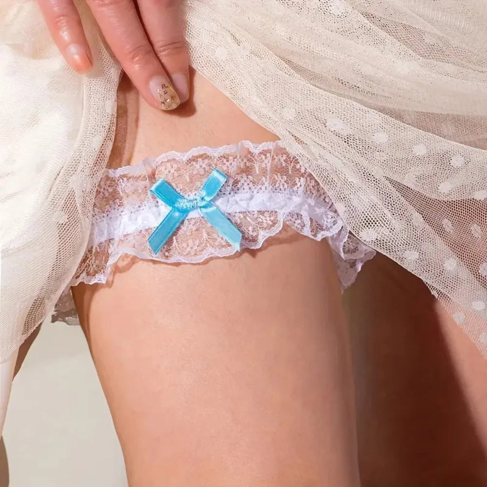 Bowknot Lace Bridal Garter