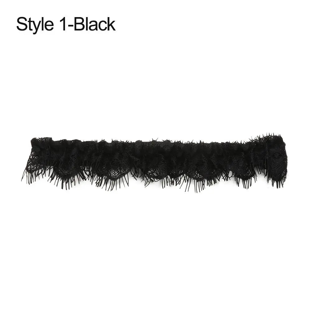 Sexy Fashion Lingerie Garter Belt Wedding Bride Leg Garter Cosplay Party Accessories Bowknot Lace Elastic Leg Ring