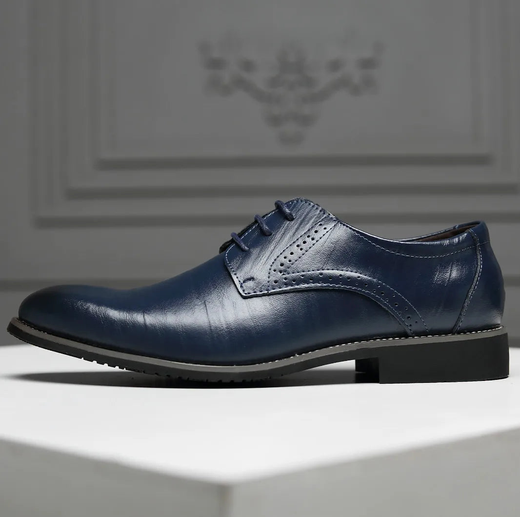 Classic Men Dress Shoes Pointed Toe Soft Bottom Business Casual Men Formal Shoes Male Office Flats Wedding Party Oxfords Shoes