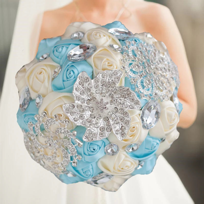 Light Blue Wedding Bouquet