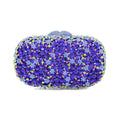 XIYUAN Women Muti-Colorful Luxury Designer Diamond Handbag Classic Flower Crystal Evening Bags Wedding Party Purse Bridal Clutch