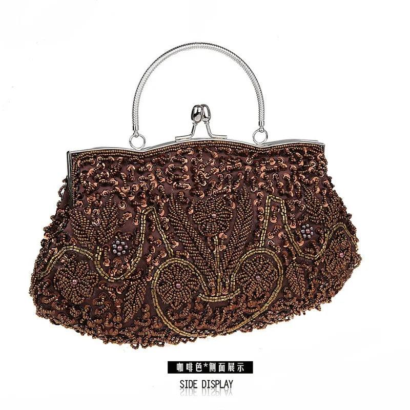 Beaded Retro Evening Clutch