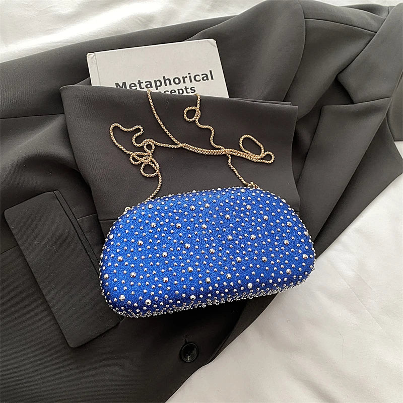 Red Wedding Evening Clutch Bag For Women Luxury Silver Gold Fashinon Party Purse And Handbag Trend Lady Lipstick Crossbody Bag
