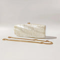 Pearl Marble Acrylic Box Clutch