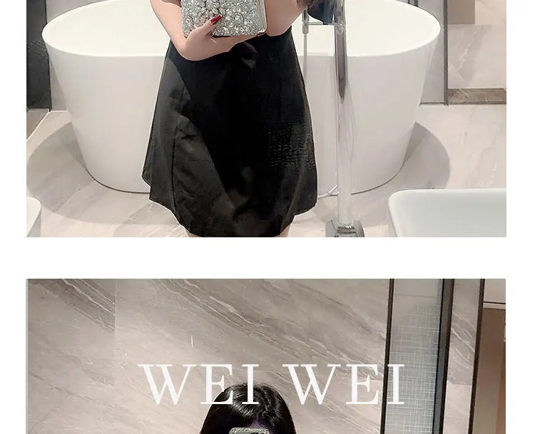 Choice Rhinestone Beaded Clutch Evening Bag Women Wedding Party Purse Evening Banquet Bag European Exquisite Bridal Purse para