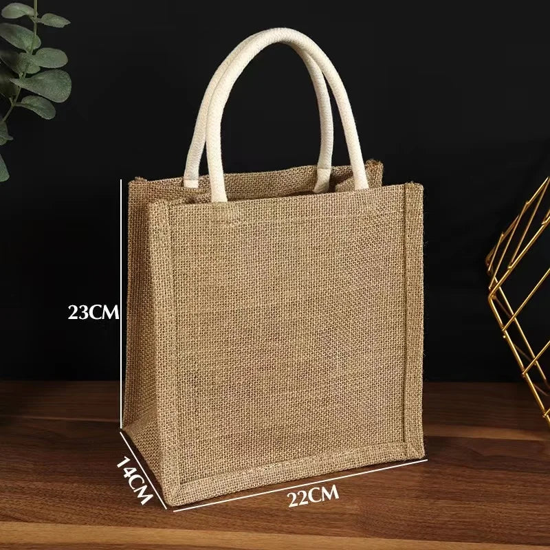 Personalized Bridesmaid Jute Tote Bags with Scarf Party Retro Beach Bag Bachelorette Gifts Girlfriend Gift for Her