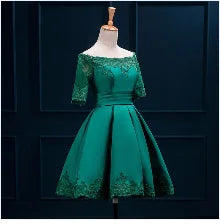 Strapless Satin Bow-Back Mini Dress